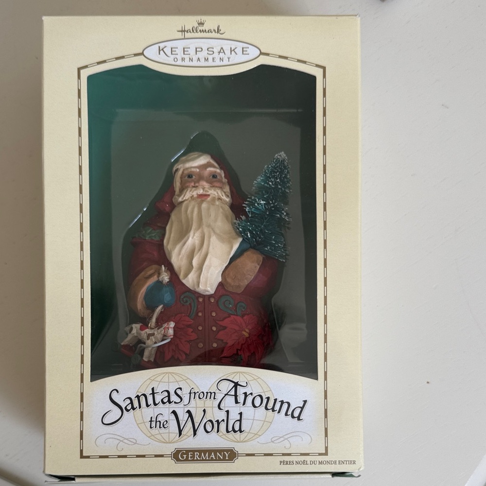 Hallmark Keepsake Ornament - German Santa in Red and Green
